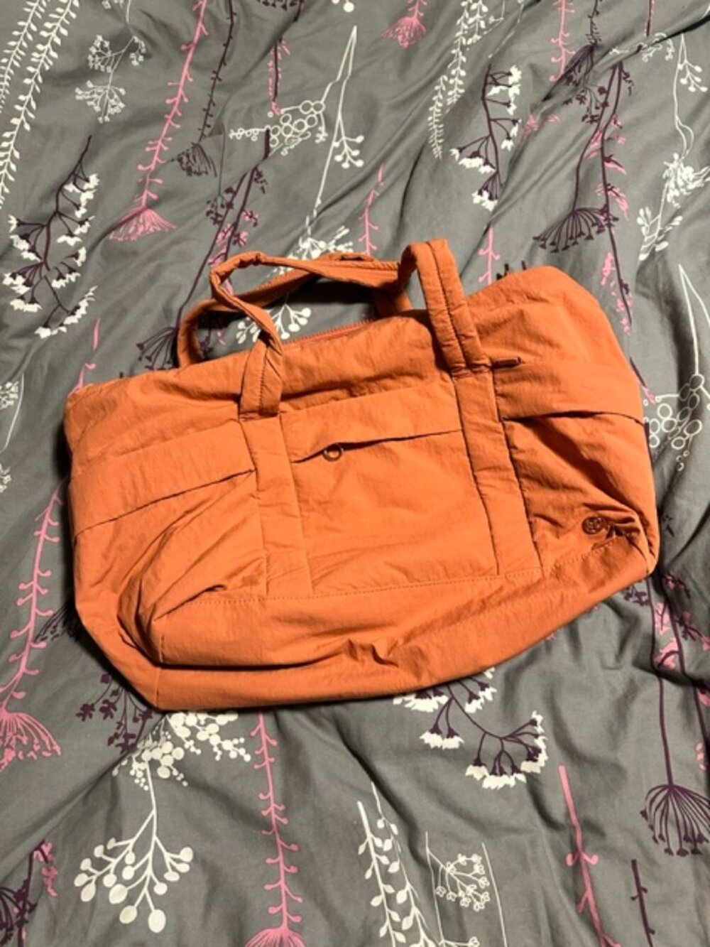 Lululemon On my Level tote bag coral pink rose gold